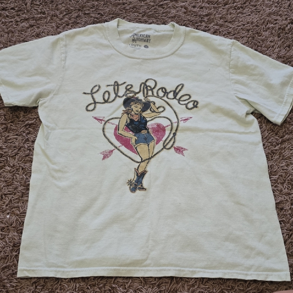 Kids Cream Graphic T-Shirt